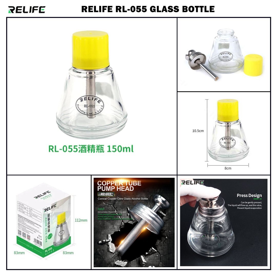RELIFE Glass Bottle RL-055 - Hexa Power
