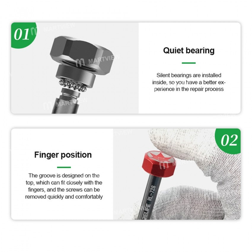 RELIFE Screwdriver Set RL-728A - Hexa Power