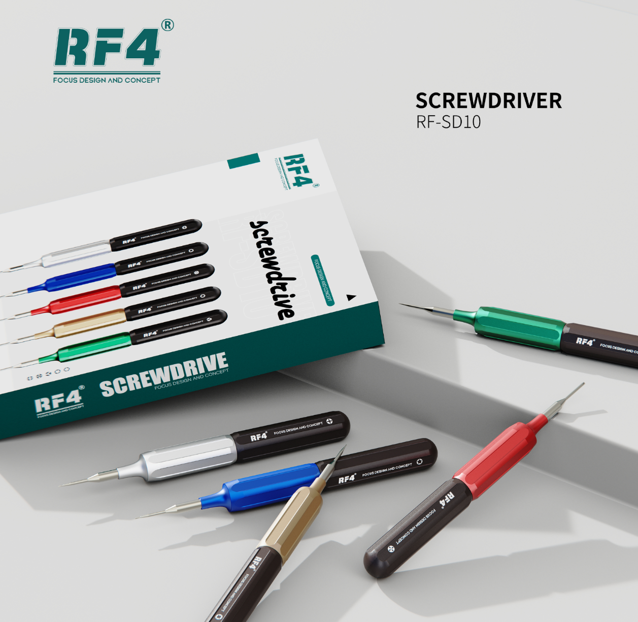 RF4 Screwdriver Set RF-SD10 (5in1) - Hexa Power