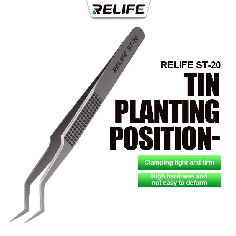 RELIFE Precision Tweezer for chip Placement ST-20 - Hexa Power