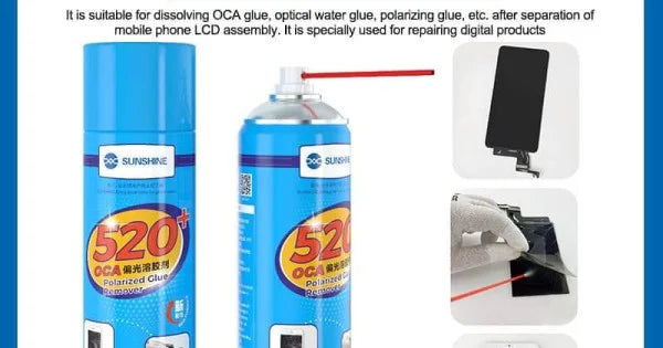 SUNSHINE OCA Glue Remover SS-520+ - Hexa Power